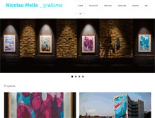 Tablet Screenshot of nicolaumello.com